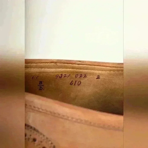 Stunning ALDEN Light Brown Leather  Tassel Kilted Brogue Wingtip Shoes 11D USA - Picture 10 of 11